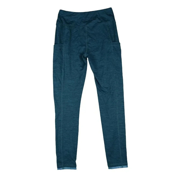 Vineyard Vines Pants - Vineyard Vines Heathered Teal Performance Legging Small Marine Preppy Athleisure